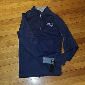 Fanatics New England Patriots quarter zip shirt